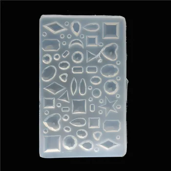 DIY semicerc silicon Ovale/Inima/picături de Apă Cabochon ciocolata Mucegai, Mucegai De Rășină Epoxidică a Face Bijuterii
