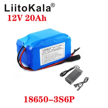 LiitoKala 12v 20Ah baterie cu litiu 20ah mare curent de mare capacitate 20000mAh xenon motor mobil baterie de rezervă 12.6V3A