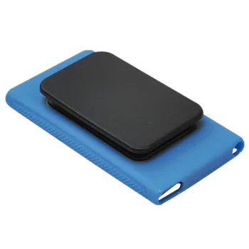 TPU moale de Cauciuc Gel Piele Acoperi Caz Pentru iPod Nano 7 7G 7-Clemă de Curea cu 2 buc Ecran de Protecție Filme