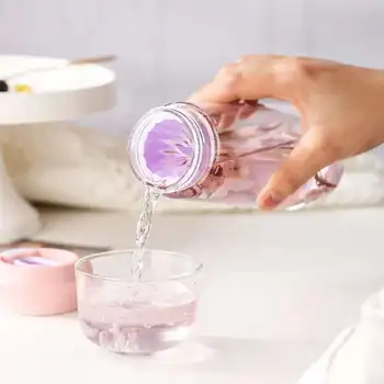 Portabil drăguț sticla de apa cu paie Drinkware suc de capsuni lapte agitator sticle kawaii cana anti-Scurgere apă îmbuteliată