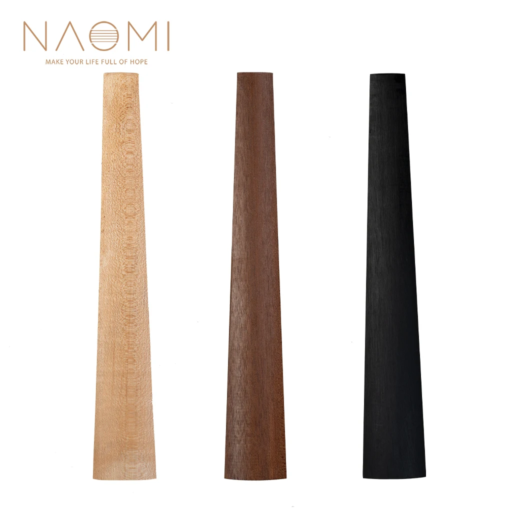 NAOMI 3Pcs/ 1 Set 4/4 Vioara Fretboard Set W/ Arțar lemn de Trandafir, Abanos Grif Pentru DIY Vioara Folosi Vioara Piese de schimb