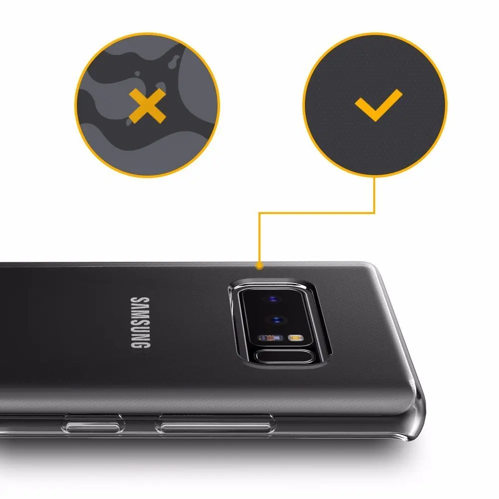 Caz de telefon pentru Samsung Galaxy A3 A5 A7 2016 J3 J5 J7 2017 S10 S10E S6 S7 edge S8 S9 Plus Prime note8 capac spate tpu moale Clar