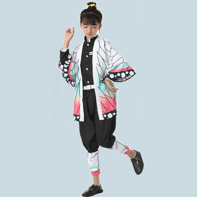 Anime Demon Slayer Cosplay Costum Kamado Tanjirou Kamado Nezuko Cloack Kimetsu Nu Yaiba Petrecere Uniformă Kimono Copii