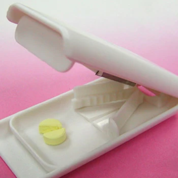 Pastila De Stocare Pastila Medicina Împărțiți Tableta Cutter Splitter Box Repartitoare Taie Slicer Acasă Portabil Pastila Cazuri Dozator