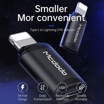 Mcdodo 3A Adaptor OTG USB Tip C la Lightning la USB Micro Sincronizare Încărcător Pentru iphone Samsung Redmi Android Încărcare Date Converter