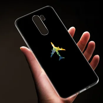 Avion avion avion Caz Silicon pentru Xiaomi Redmi Note 10 9 Pro Max 10 9 8T 8 8A 9 9A 9C 9T K40 Pro 5G husă Moale