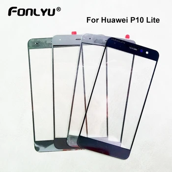 Exterior Ecran Pentru Huawei P10 Lite Nova Față de Tineret Panou Tactil LCD Display Ecran Sticla Capac Obiectiv de Reparații Telefon înlocuirea unor Piese