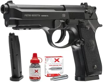 Umarex Beretta M92 A1 - Full-Auto Blowback .177 Co2 pusca Pistol Aer - 310 Fps Perete Tin Semn Poster de Perete
