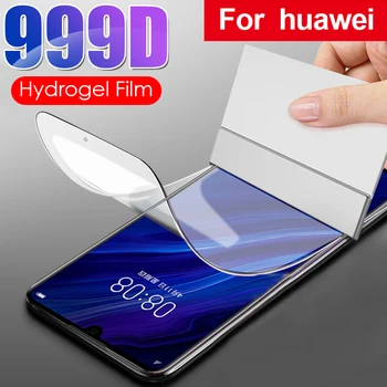 Hidrogel Film Pentru Huawei Y5 Y6 Y7 Y9 Prim-2018 2019 Protector De Ecran Huawei Y5 Lite Film Protector Caz