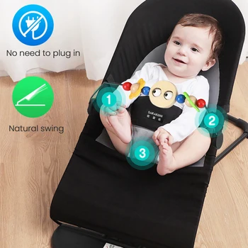 Baby Balansoar Baby Artefact Confort Scaun Copil Nou-născut Fotoliu Cu Somnul Copilului Artefact Copil Leagăn Pat 0-2 ani