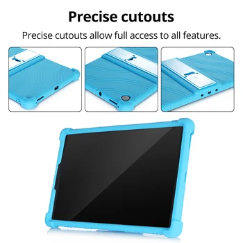 Silicon moale Kickstand Caz Pentru Lenovo Tab M10 HD(2nd Gen)-TB X306X TB-X306F 10.1