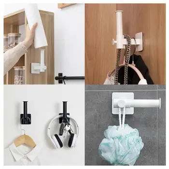 Bucătărie Auto-adeziv Sub Cârlig Cabinet Flexibil Rolă de Hârtie Rack Suport pentru Prosop Țesut Cuier Raft de Depozitare Pentru Baie, Toaletă