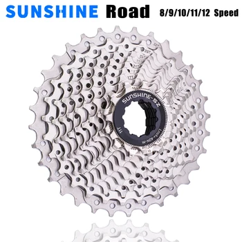 SUNSHINE Road Caseta 8 9 10 11 12 Viteza de Biciclete Pinioane Velocidade BICICLETA MTB Pinion 23T 25T 28T 30T 32T36T pentru SHIMANO Nou