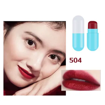 5 Culori Capsulă Ruj Rezistent La Apă De Lungă Durată Cadou Femei Cosmetice Machiaj De Frumusețe Kit Cosmetice Frumusete Roșu Ruj Nou