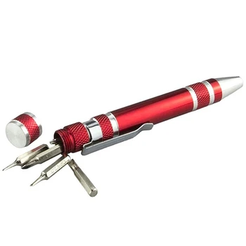 8 In 1 Multifunction Pocket Precision Mini Screwdriver Pen Repair Hand Tools Kit