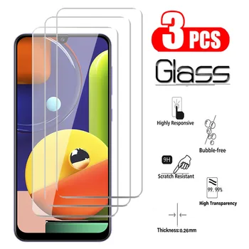 3PCS pentru Samsung Galaxy A50s A30s A20S-O 10S A20e A70S Ecran Protector din Sticla Temperata A20 A30 A40 A50 A70 S Lentilă aparat de Fotografiat de Film