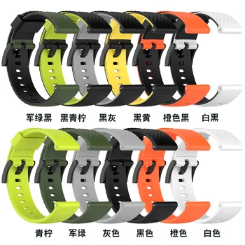 Înlocuire curea Silicon 24mm watchband Pentru Suunto 7 9/9 Baro/D5/Sport baro/spartan sport/Spartan Sport Încheietura mâinii HR brățară