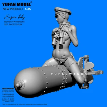 1/35 YUFAN MODEL Rășină figura model kituri DIY auto-asamblate YFWW-2096