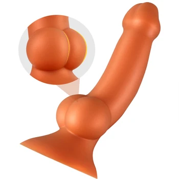 Mare Moale Analsex Penis Artificial Masturbari Sex Feminin Big Butt Plug G Spot Stimulator Vaginal Masaj De Prostata Adult Jucarii Sexuale Pentru Cupluri