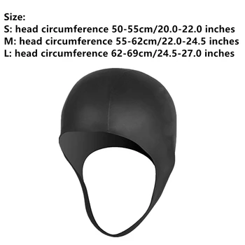 CR Neopren Cap de Craniu Unisex pentru Adulti rezistent la apa Capac de Înot pentru Barbati Femei de Formare Triatlon de Iarnă Scufundări, Surfing Protecție pentru Urechi