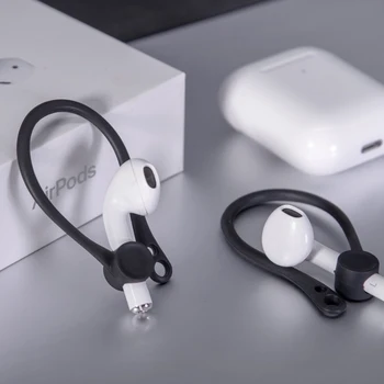 Protecția Airpods Cu suport de Silicon Bluetooth Wireless Titularul Cască Căști Ureche Cârlig Pentru Apple Anti-a pierdut Aer Păstăi en-Gros