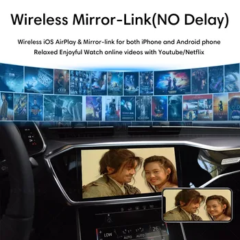 Carplay Wireless cu Carplay ai cutie suport android auto Mirror Link-ul Plug and Play Pentru masini universale cu carplay