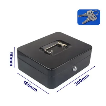 Protable Cheie Dulap Siguranță Acasă Magazin de Oțel Mini Caseta de Bani Securitate Cash box Cutie de Depozitare Ascunse de a bate Monedă Bijuterii