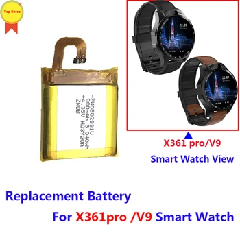Înlocuire Baterie 800mAh Pentru X361pro Ceas Inteligent din Piele Original Glonț Pentru V9 4G Smartwatch Plastic Capacul din Spate Pentru V9 Ceasuri
