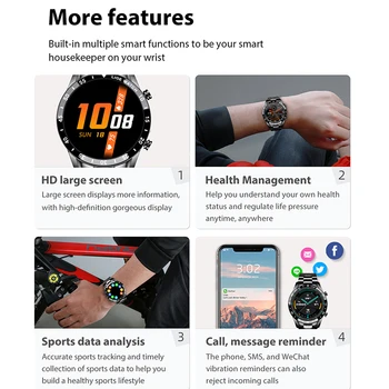 LIGE 2021 Nou Ceas Inteligent Bărbați Full Touch Ecran Ceas de Monitorizare a ritmului Cardiac Sport Fitness apelare Bluetooth Smartwatch rezistent la apa