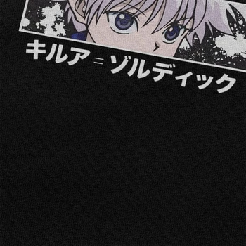Rețea socială pentru Bărbați T-shirt Anime Harajuku din Bumbac cu Maneci Scurte T-shirt Hunter x Hunter Tipărite Harajuku Moda T-shirt
