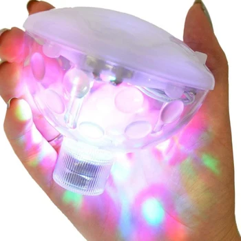 Plutind sub apă Lumina RGB cu Hidromasaj Submersibile Disco LED Lampă Cu 5 Moduri Pentru Acvariu Iaz Piscină Spa Vaza de Bază Baie de Lumina