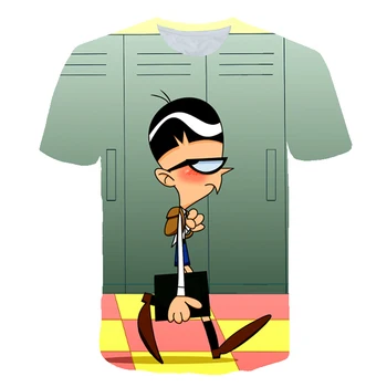 Topuri Tricou de Vara pentru Copii 2021 Strada Harajuku Style Drăguț desen Animat Amuzant Fată Băiat 3D Moda T-Shirt O de Gât Pierde T-Shirt