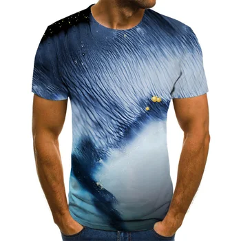 2021 Nou Proiectat 3D Imprimate T-Shirt Pentru Bărbați Interesantă Și Concisă Model de Tricou cu Mânecă Scurtă Sus de Îmbrăcăminte pentru Bărbați