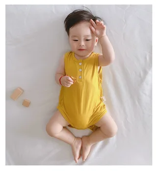 2021 Copil De Vara Modal Costume De Talie Mare Acasă Cacă+Pantaloni Două Bucăți, Seturi De Haine Pentru Fete Și Băieți, Pijamale Salopetă Nou-Născut Seturi