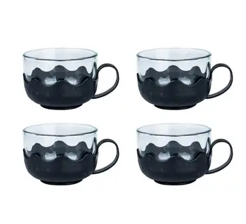 1L de Sticlă Rezistentă la Căldură Ceai Infuser Ceai Kung Fu Set de Ceai Puer Ibric de Cafea de Sticlă Filtru Convenabil de Birou Seturi de Ceai E1