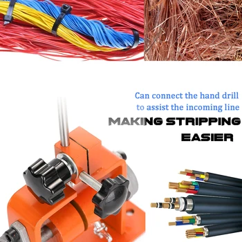 Sârmă Stripteuză Manual Peeling Mașini de uz Casnic Resturi de Cupru Sârmă și Cablu Stripteuză 1-25mm Instrument de Mână Mic Manual de Stripper