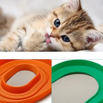 Cel mai bun din Plastic Cat Toaletă Kit de Formare Litiera Catelul Pisica Mat Gunoi Antrenor Toaletă Pet de Curățare Produs cat toaletă, kit de formare