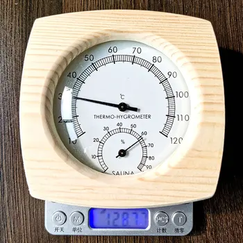 De lemn, Termometru, Higrometru pentru Sauna Temperatura Umiditate de uz Casnic din lemn