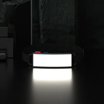 2021 NOILE Faruri led Portabil Mini COB 12000LM Faruri LED Cu Baterie Built-in Lanterna USB Reîncărcabilă lampă de Cap torta