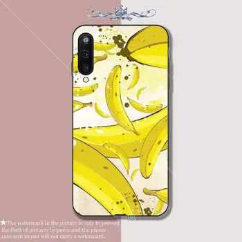 Yinuoda Banane negru moale caz de telefon funda pentru Samsung galaxy A01 A10 A31 A51 A71 A91 A10S A30S m20 cazuri