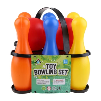 2021 Nou Mici De Plastic Bowling Pin Bowling Minge De Set Distractiv De Interior Jocuri De Familie De Învățământ