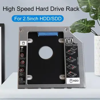 Universal de Aluminiu al 2-lea HDD Caddy 9.5 12.7 mm SATA 3.0 Hard Disk Cutie Optibay Cabina de 2.5 SSD Pentru Laptop DVD-ROM
