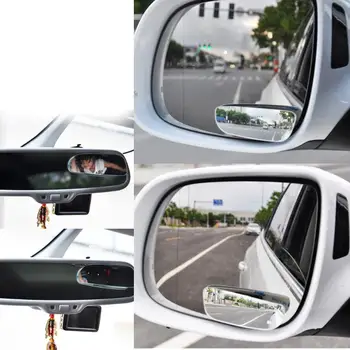 Universal 2 buc Auto Partea 360 Unghi Larg Convex Oglindă Auto Vehicul Blind Spot Retrovizoare pentru Parcare Oglinda retrovizoare FIERBINTE de Vânzare