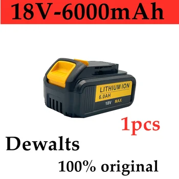 Noi 18V 6000mAh li-ion Baterie DCB180 Baterie Reîncărcabilă Pentru DEWALT DCB180,DCB181 XJ DCB200,DCB201,DCB201-2,DCB204,DCB20 DCB182