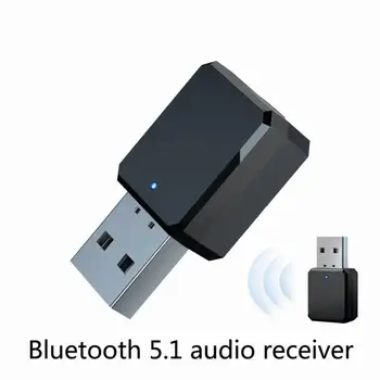 KN318 Bluetooth Audio 5.1 Receptor cu Dublă Ieșire AUX USB Stereo Auto Hands-Free apeluri Microfon Mic Wireless Adapter