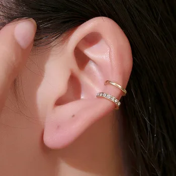 Modyle Moda Punk Rock Geometrice Ear Cuff pentru Femei Vintage de Argint Unisex de Culoare Manșetă Clip Cercei Fara Piercing Declarație