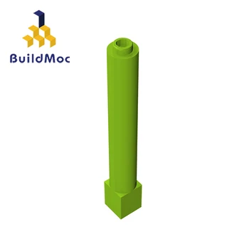 BuildMOC 43888 Compatibil cu 1x1x6 Solid Pilon Gros Pentru Constructii Blocuri, Piese de BRICOLAJ electric Educație