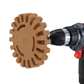 YOSOLO Lustruire Wheel Decal Remover Automată de Reparații Instrument de Vopsea Pentru Masina Lipici Autocolante Și Decalcomanii 20mm 1/4