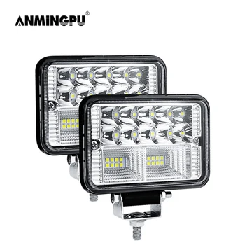 ANMINGPU 4inch 78W LED-uri lampa de Lucru 12V 24V Loc Inundații de Lumină LED Bar Off Road Tractor Barca SUV 4x4 Atv-uri Auto LED Bar Ceață de Lumină