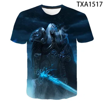 2021 Noi de Vara Warcraft 3D Casual tricou Barbati Femei Copii Moda Streetwear Boy Fata de Copii Imprimate T-shirt, Blaturi Rece Tee